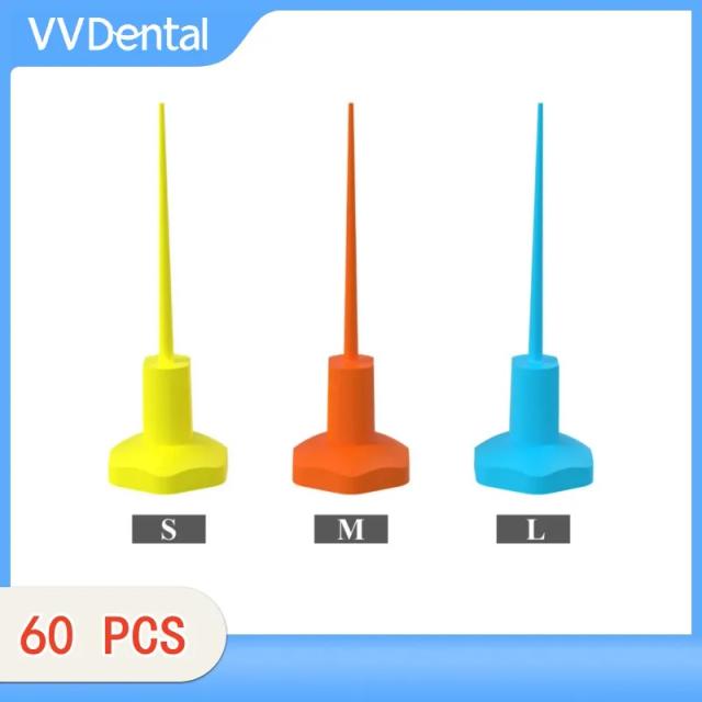 VV Dental 60 PCS/Set Dental Sonic Irrigator Tips Endo Sonic Activator Tips For Root Canal Dental Endodontics Instrument on Productcaster.