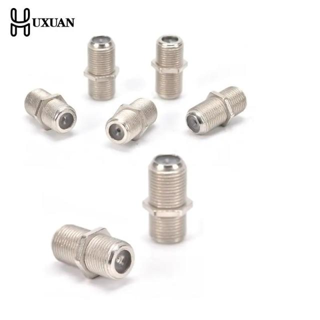 10pcs F Type Coupler Adapter Connector Female F/F Jack RG6 Coax Coaxial Cable Used In Video Or 1pcs SMA RF Coax Connector Plug on Productcaster.