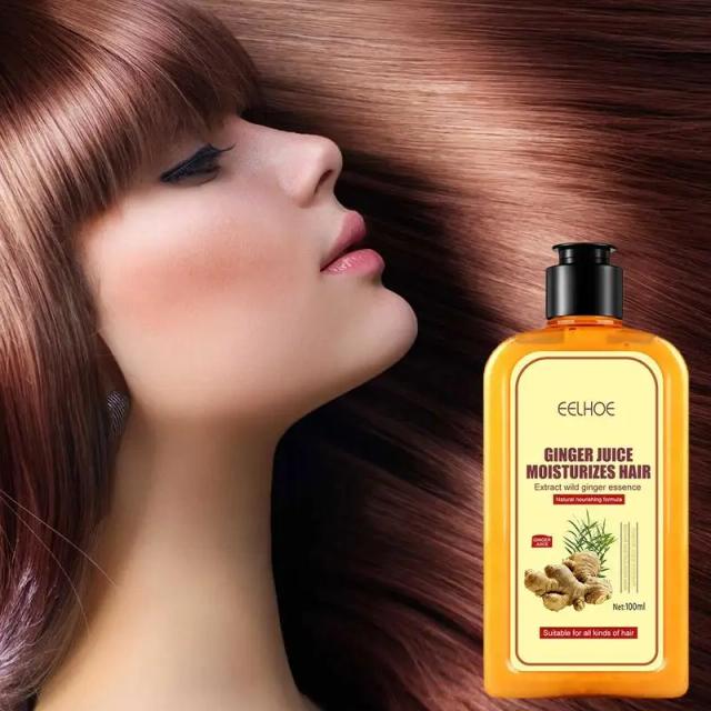 Professional Hair Ginger Shampoo Hair Regrowth Dense Fast Thicker Hair Growth Shampoo Anti Hair Loss Product Genuine100ml on Productcaster.