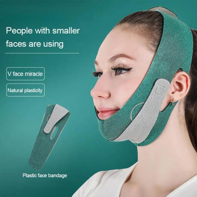 Breathable Face Slimming Strap V Face Cheek Lift Up Band Reduce Double Chin Bandage For Face V-Line Shaping Belt Lift Oval Face on Productcaster.