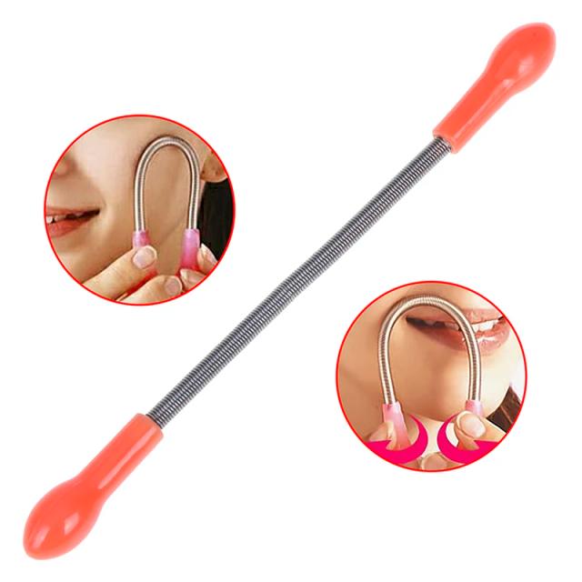 Creative Stainless Steel Spring Epilator Facial Hair Removal Tool Face Beauty Pain-free Tweezer on Productcaster.