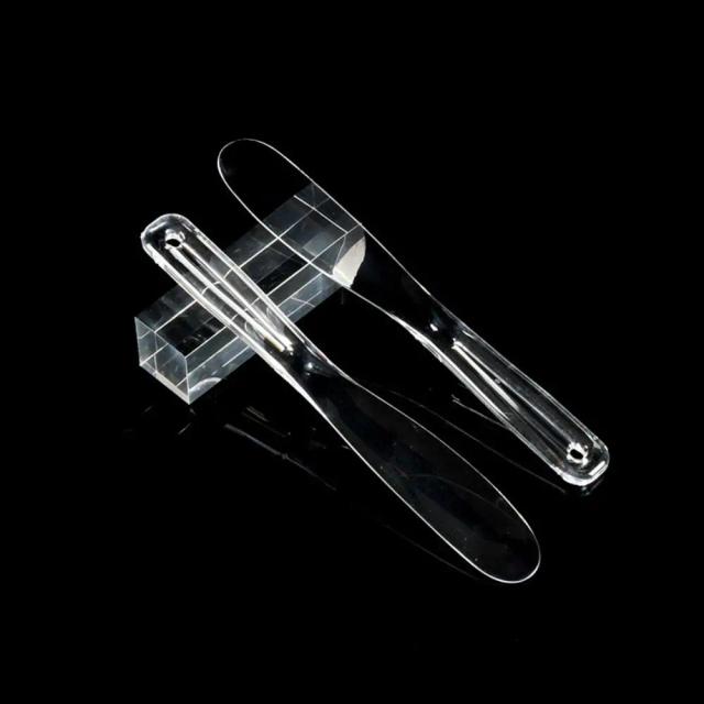 Silicone Transparent Facial Cream Mask Spatulas Cosmetic Skin Care Beauty Scoops Disposable DIY Mask Tool Fan Applicator Stick on Productcaster.