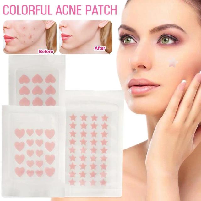 1 Sheet Star Pimple Acne Patches Acne Removal Skin Spot Makeup Facial Care Stickers Accessories Concealer Beauty Care Skin V5X1 on Productcaster.