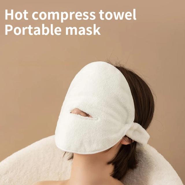 Reusable Hot towel Mask Skin Management Face Mask Beauty Hot And Cold Steam Household Face Wash Towel Cosmetology Skincare Tools on Productcaster.