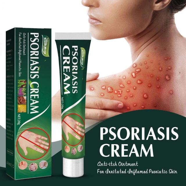 20g Herbal Skin Itching Antibacterial Cream Psoriasis Cream Treatment Anti-itch Relief Urticaria Desquamation Skin Cream Eczema on Productcaster.