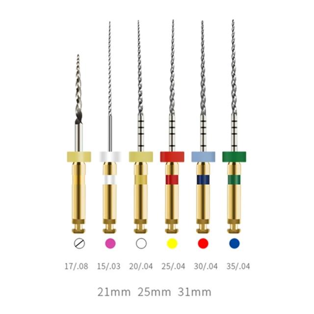 Soco Files Dental Endodontic Files Heat Activation Nickel Titanium Root Canal File Endodontic Rotary Files 6Pcs/Box on Productcaster.