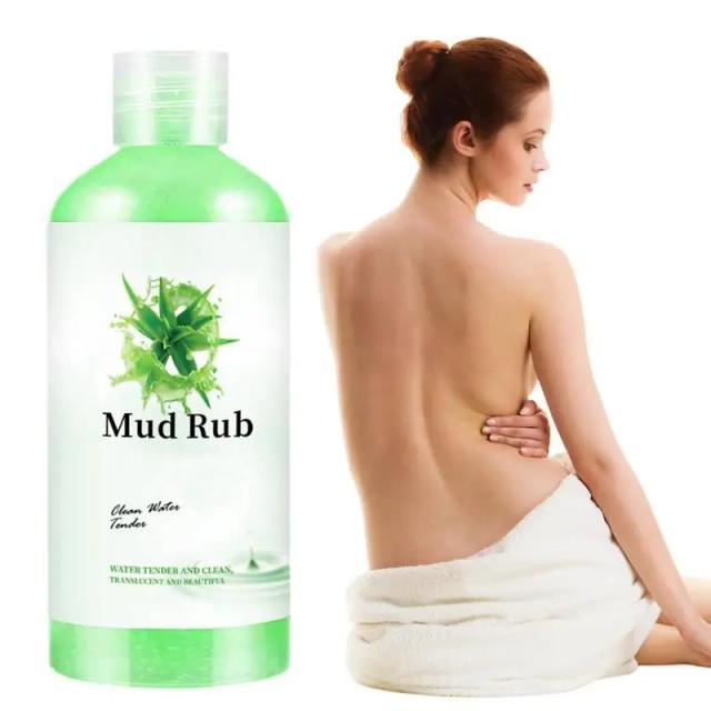 Rubbing Mud For Skin Jelly Body Scrub Gel 350ml Gentle Face & Body Exfoliator Mud Run Scrub Cream For Glowing Skin Removing Dirt on Productcaster.