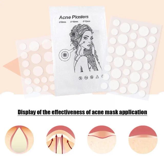 24/36Patches Invisible Acne Removal Patch Fast Absorb Remover beauty Secretions Care Acne Acne Mask Masks Skin M7P3 on Productcaster.