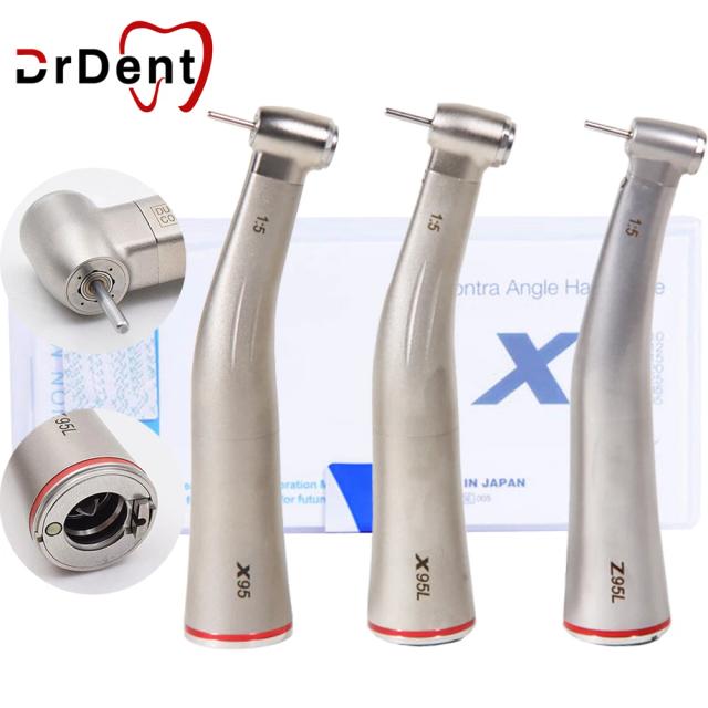 Dental 1:5 Odontologia Contra Angle Low Speed Push Button Air Turbine Inner Water Spray Fiber Optic E-TYPE Dentistry Tools on Productcaster.