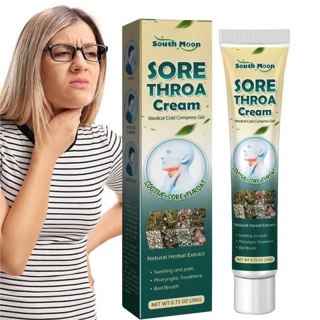 20g Sore Throat Cream Cough Pharyngitis Herbal Ointment Dry Itchy Neck Sore Relief Bad Breath Soothing Chinese Ointment on Productcaster.