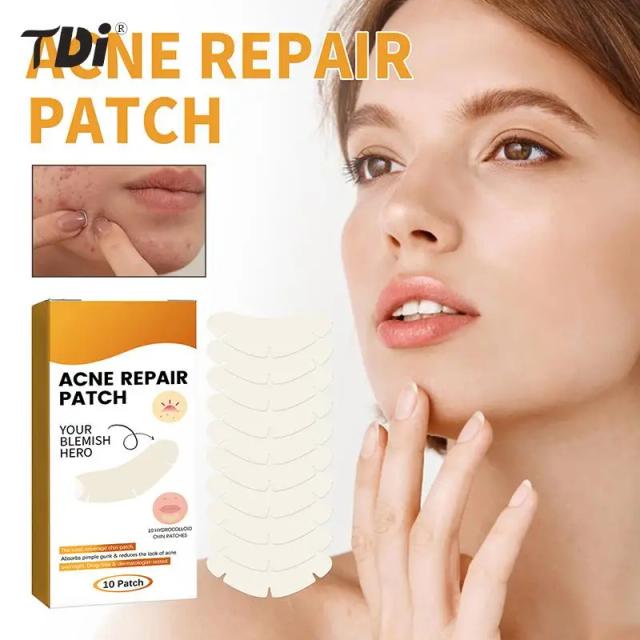 10Pcs Acne Patch Repair Blemish Pimple Remover Tool For Face Chin Forehead Breathable Hydrocolloid Invisible Sticker Skin Care on Productcaster.