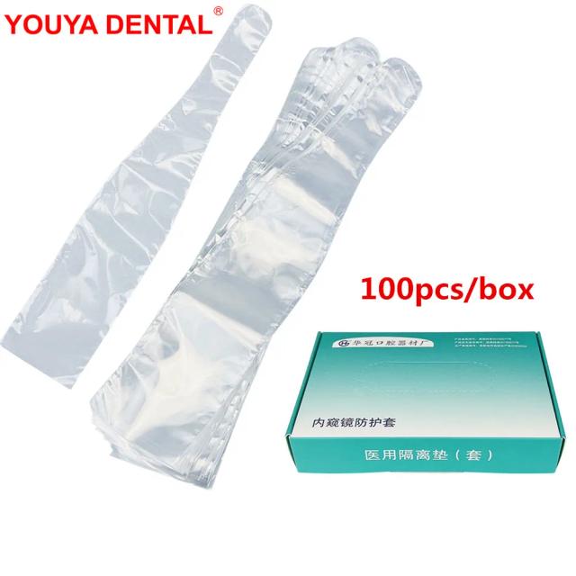 100pcs Intraoral Dental Camera Cover Disposable Intraoral Camera Sheath For Dentistry Lab Endoscope Film Handle Protect Sleeve on Productcaster.