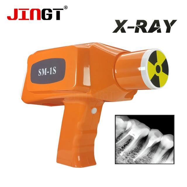 JINGT SM-1S Handheld Portable Dental X-ray Machine High Frequency X Ray Unit Compatible with Digital Sensor X-ray Film on Productcaster.