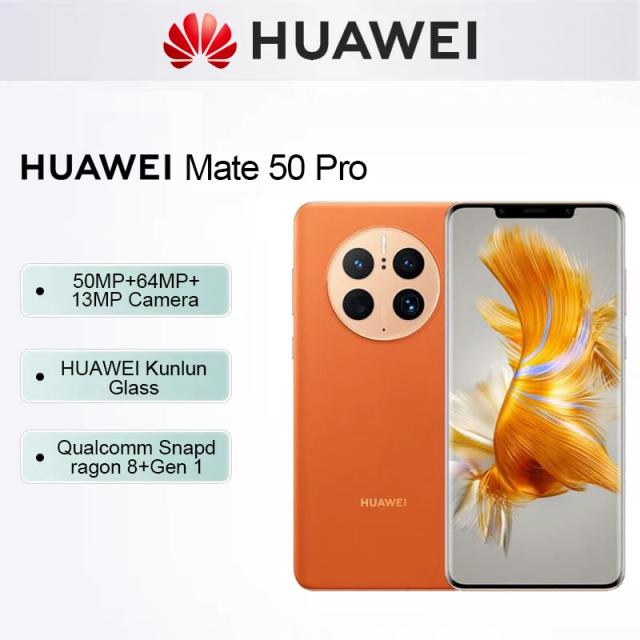 HUAWEI Mate 50 Pro Smartphone 6.74 inch OLED HarmonyOS 50MP+60MP Camera Kunlun Glass IP68 dust/water Original Mobile phones on Productcaster.