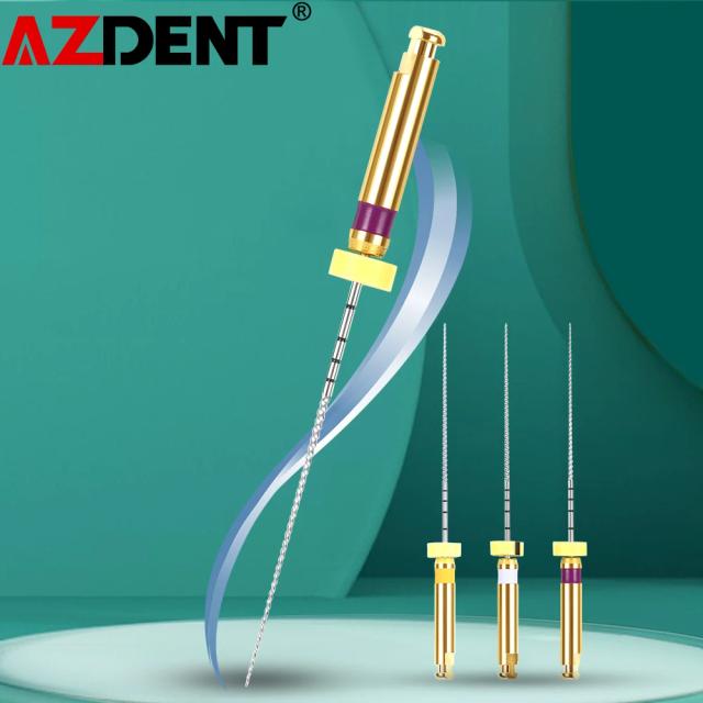 135℃ Autoclavable Dental Endo File Root Canal Instrument 25mm Dentistry Rotary Endodontic Nickel Titanium Alloy on Productcaster.