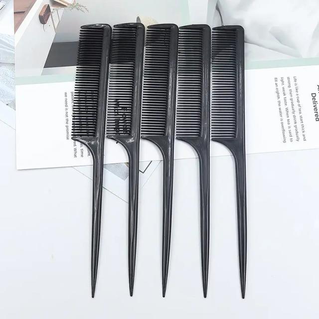 Home comb Styling comb Pointy tail comb Makeup comb Hairdressing styling Haircomb Anti-static close-toothed small comb on Productcaster.