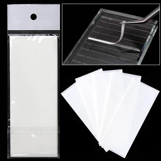 250strips Easy Fan Tapes Volume Lashes Storage Sticky Strip Individual Makeup Double Faced Adhesive Tape Lash Extension Supplies on Productcaster.