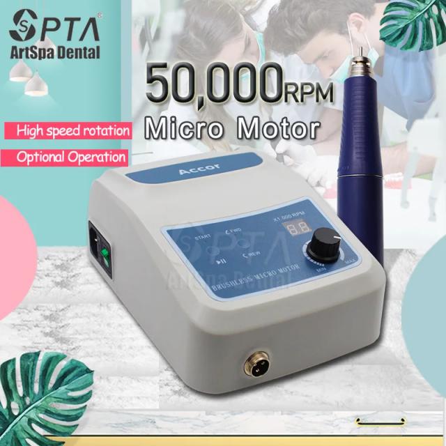 50,000RPM High Quality Micromotor Non-Carbon Brushless Dentista Equipamento Laboratory Turbine Tip Handpiece odontotecnico on Productcaster.