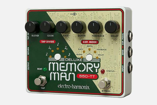 Electro Harmonix Deluxe Memory Man 550 with Tap Tempo Delay on Productcaster.