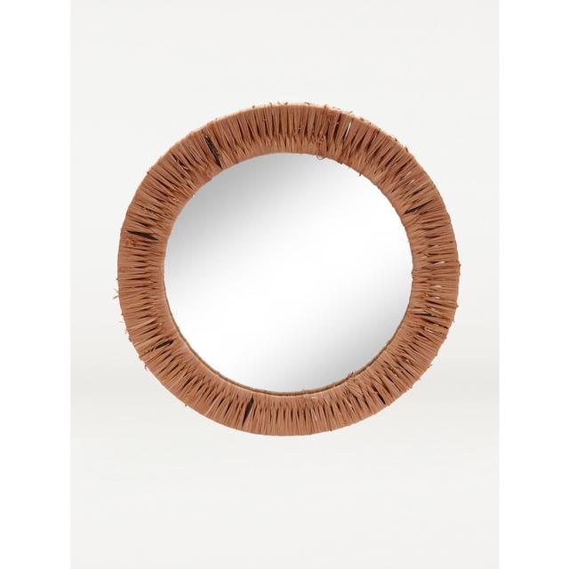 Natural Handwoven Rattan Mirror on Productcaster.