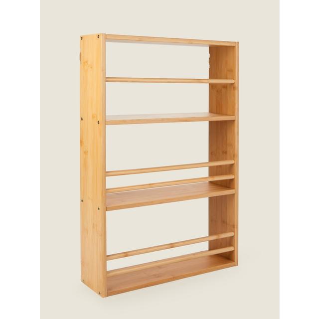 Natural Bamboo Wall Mounted Shelf on Productcaster.