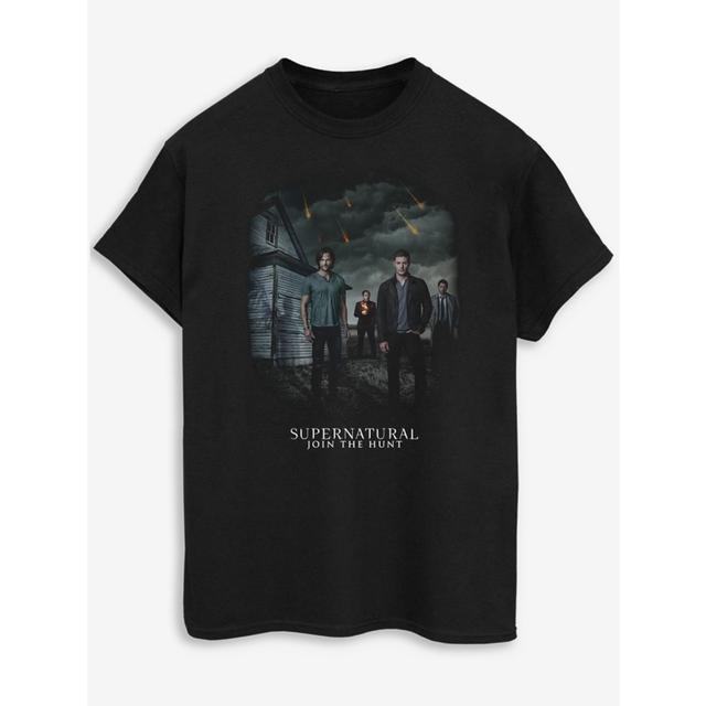 Men's NW2 Supernatural Meteor Shower Black Printed T-Shirt - Size Xl - Black on Productcaster.