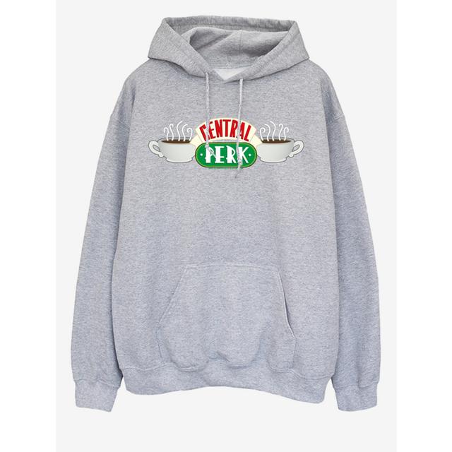 Women's NW2 Friends Central Perk Heather Grey Printed Hoodie - 80% Cotton 20% Polyester on Productcaster.