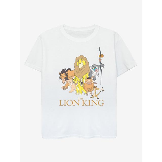 NW2 The Lion King Group Kids White Printed T-Shirt on Productcaster.