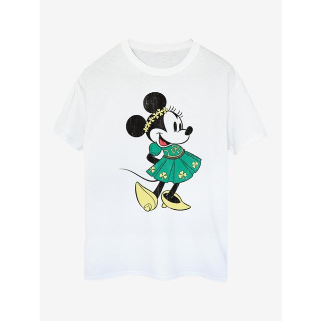 Women's NW2 Disney Minnie St Patrick's Day Costume Adult White T-Shirt - 100% Cotton on Productcaster.