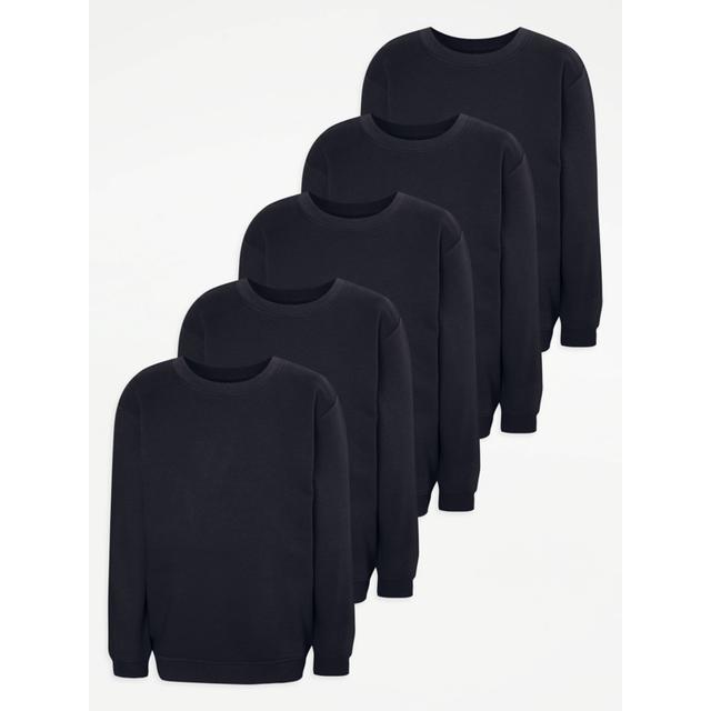 Boys' Navy School Sweatshirt 5 Pack on Productcaster.