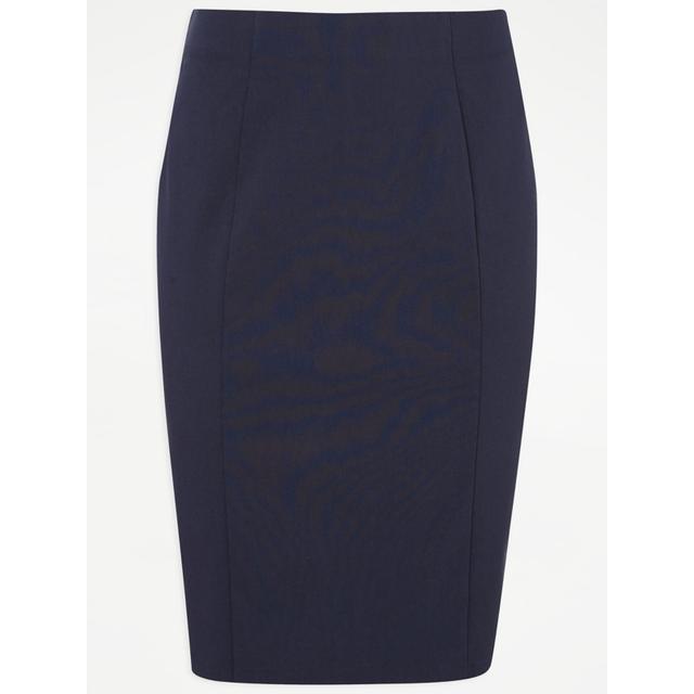 Girls' Senior Girls' Navy Pencil School Skirt on Productcaster.