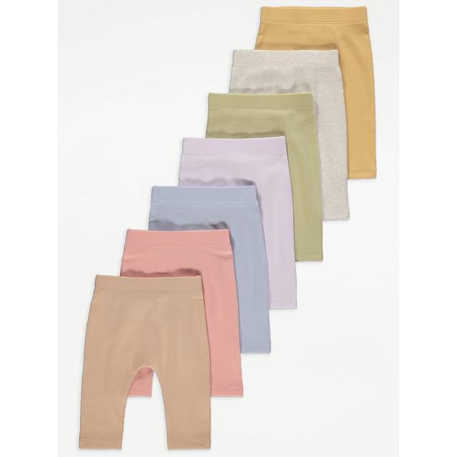 Sale Ribbed Leggings 7 Pack - Multi on Productcaster.