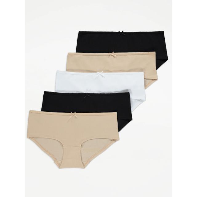 Women's Nude Short Briefs 5 Pack Size - 8 on Productcaster.