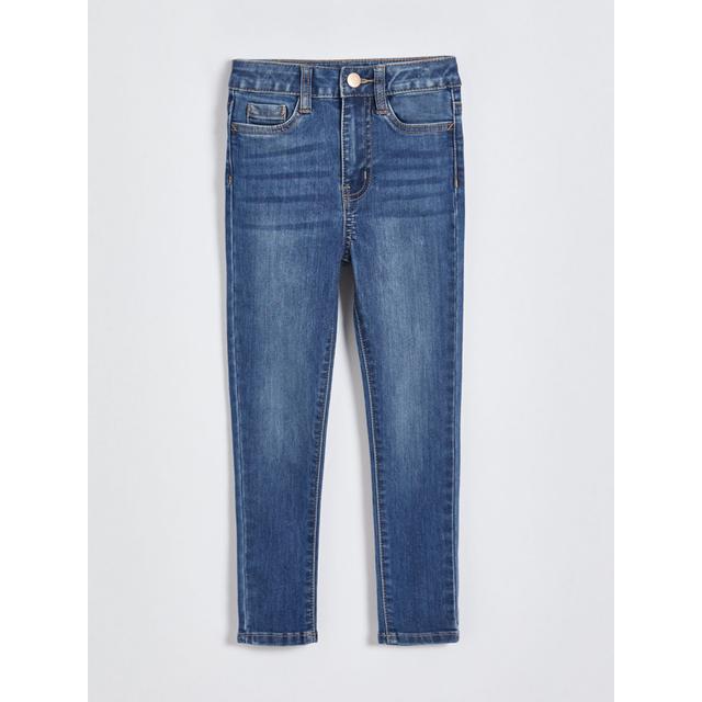 Kids' Blue Mid Wash Skinny Jeans - Navy on Productcaster.