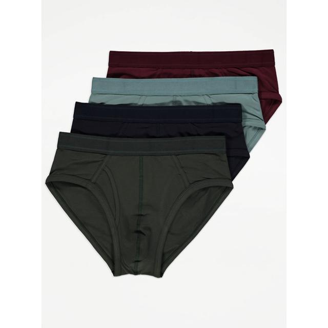 Sale Plain Briefs 4 Pack - Multi on Productcaster.