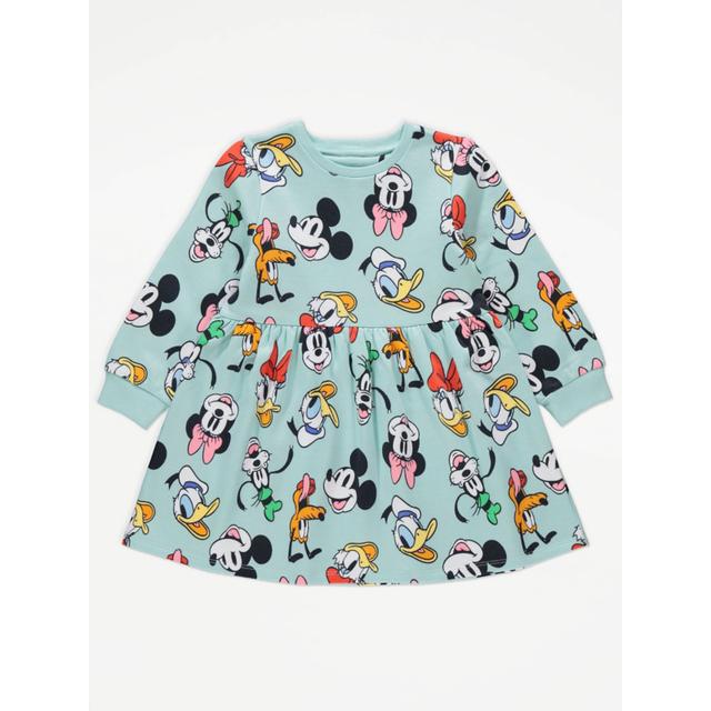 Kids' Disney Mickey & Friends Green Sweater Dress on Productcaster.