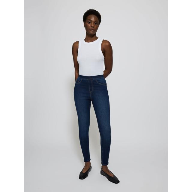 Women's Indigo Erin High Waisted Jeggings - 67% Cotton 28% Polyester 3% Viscose 2% Elastane on Productcaster.