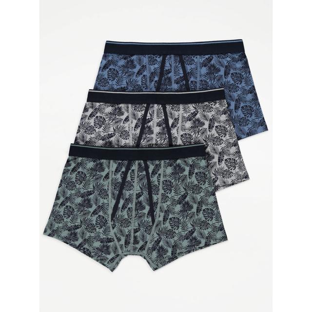 Palm Leaf A-Front Trunks 3 Pack - Size Xxxxl - Multi on Productcaster.