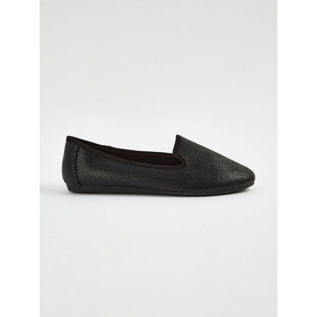 Women's Black Textured Ballet Shoes - Other Materials on Productcaster.