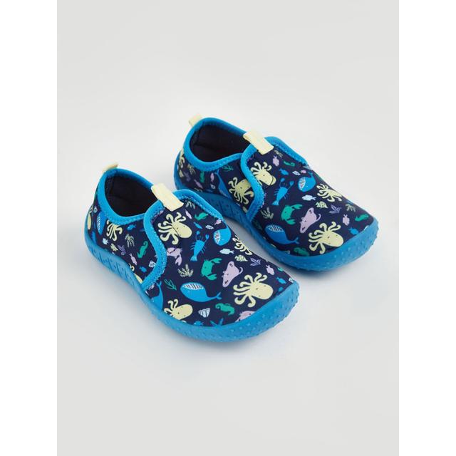 Kids' Navy Sea Creature Aqua Shoes on Productcaster.