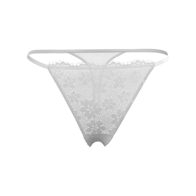 Women's White White Daisy Lace Thong Size - 18 on Productcaster.