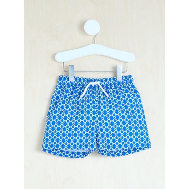 Billie Faiers Blue Geometric Swim Shorts on Productcaster.