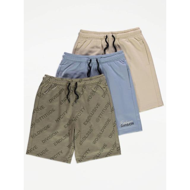 Kids' Exclusive Division Jersey Shorts 3 Pack - Multi on Productcaster.