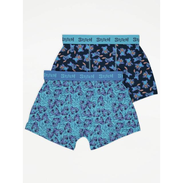 Disney Stitch Character Blue Trunks 2 Pack - Size Xxl - Multi on Productcaster.