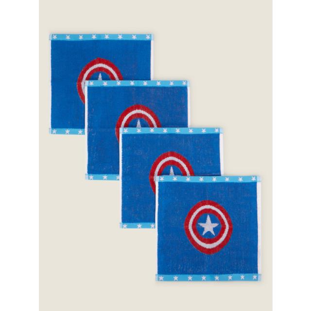 Marvel Spider-Man Face Cloth - Set of 4 on Productcaster.