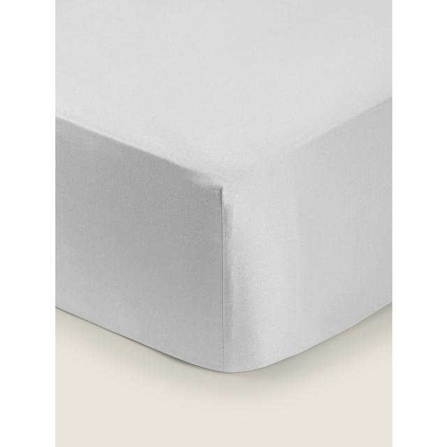 White Sateen 100% Cotton 300 Thread Count Luxury Fitted Sheet on Productcaster.