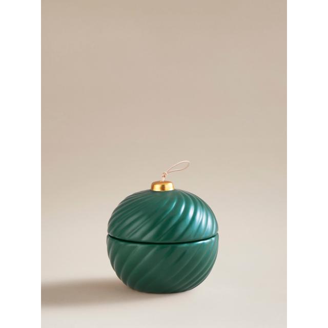 Green Fir Tree Large Bauble Candle on Productcaster.