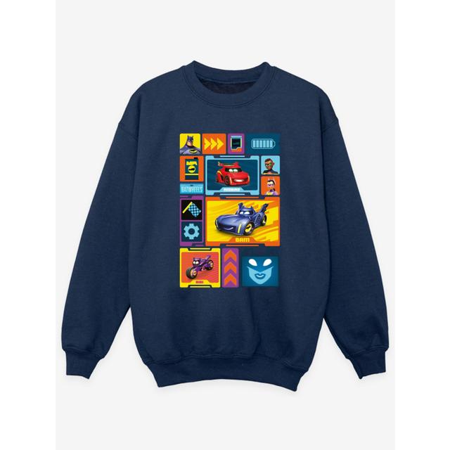 NW2 Batwheels Collage Kids Navy Printed Sweatshirt on Productcaster.