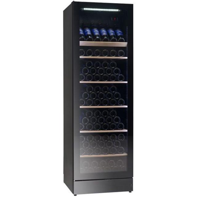 Vestfrost WFG185 414 Ltr Upright Single Glass Door Black Dual Zone Wine Cooler on Productcaster.