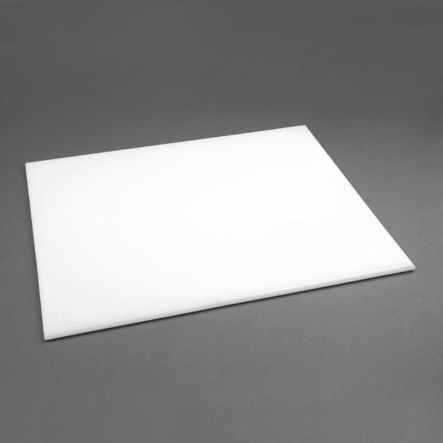 Hygiplas J017 High Density White Chopping Board Large 600x450x12mm on Productcaster.